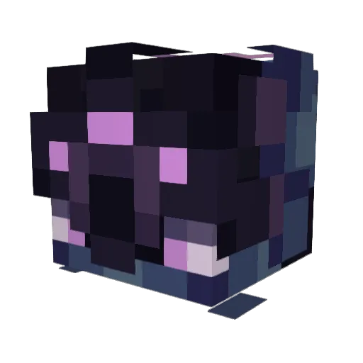 Genokyo Minecraft avatar head, 3D render