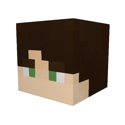 GenosseBrot Minecraft avatar head, 3D render