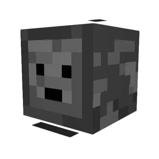 Genoxmix Minecraft avatar head, 3D render