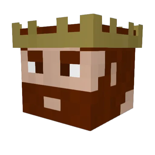 Gensui_Haohao Minecraft avatar head, 3D render