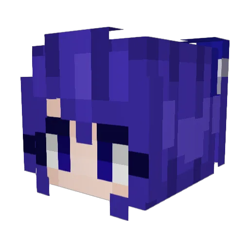 GentenP Minecraft avatar head, 3D render