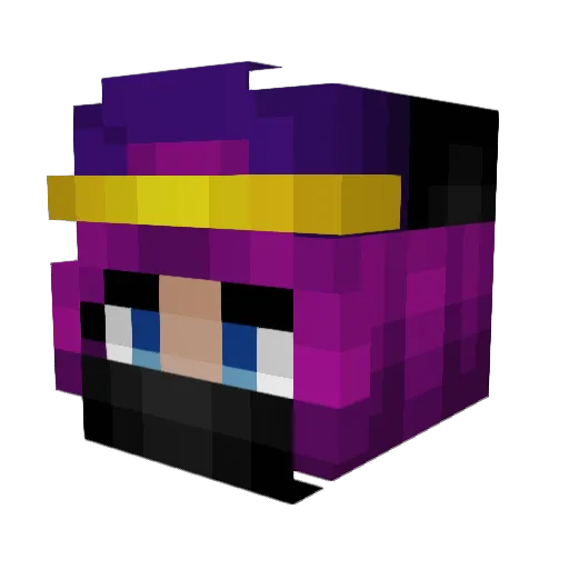 GentleSquiid Minecraft avatar head, 3D render