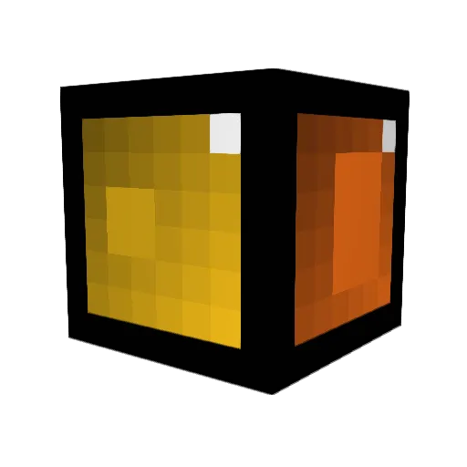 Gentlefish Minecraft avatar head, 3D render
