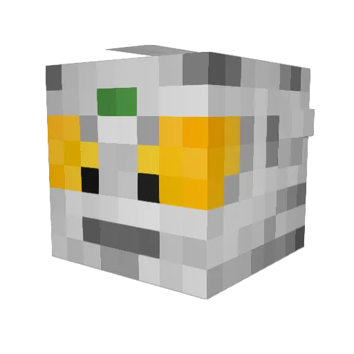 GentlemanLucifer Minecraft avatar head, 3D render