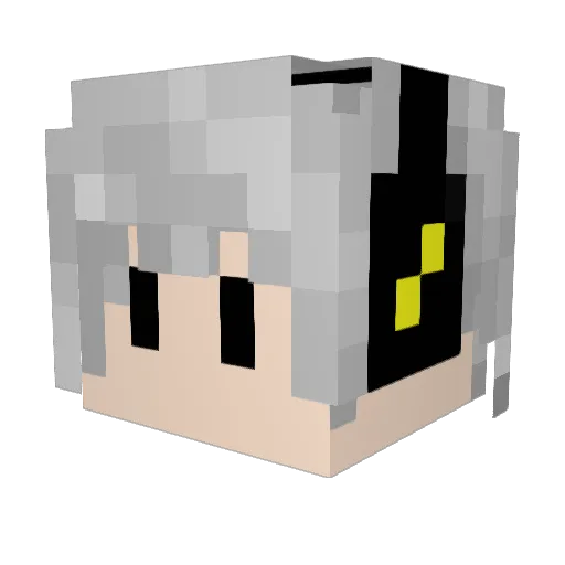 GentlemanWhy Minecraft avatar head, 3D render
