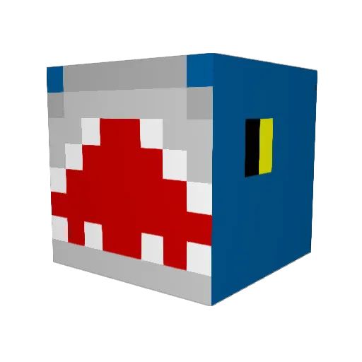 GentrifiedTaco Minecraft avatar head, 3D render