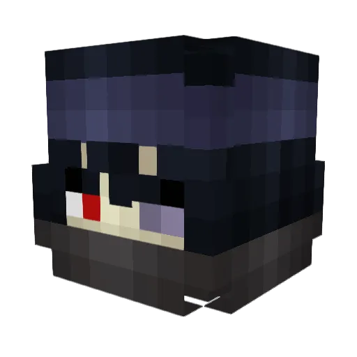 Gentry97 Minecraft avatar head, 3D render