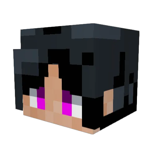 Genty_ Minecraft avatar head, 3D render