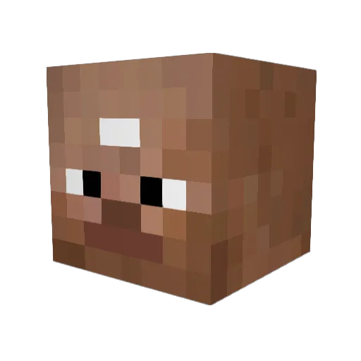 GenuineSigma Minecraft avatar head, 3D render