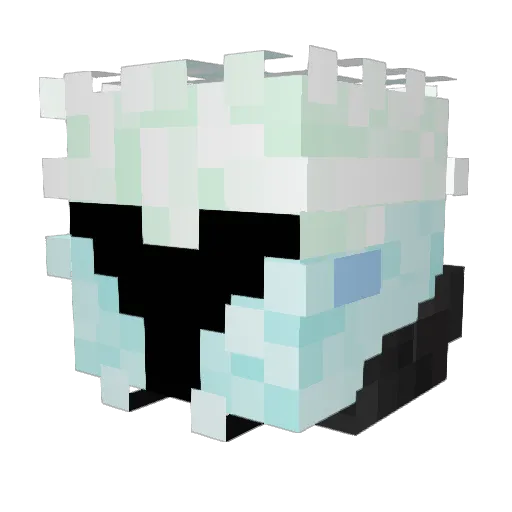 GenuineSniper Minecraft avatar head, 3D render