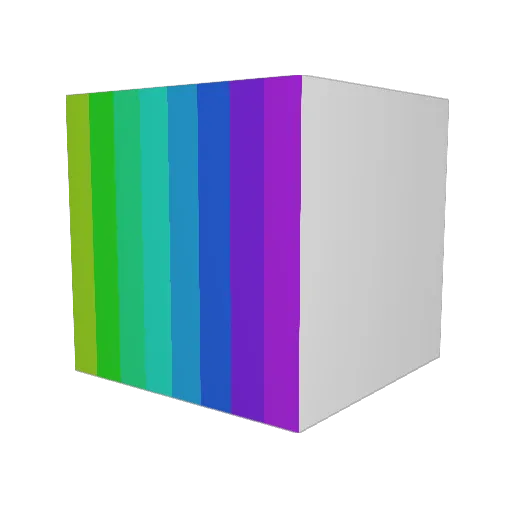 Geo13692 Minecraft avatar head, 3D render