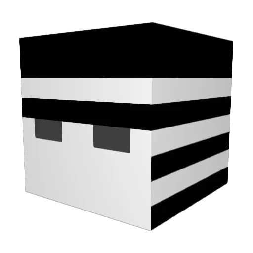 Geo777 Minecraft avatar head, 3D render
