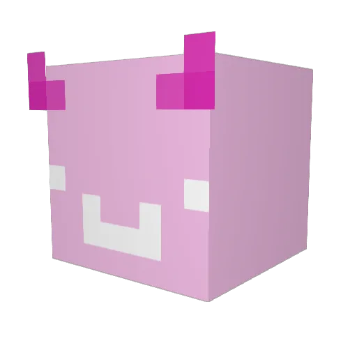 Geo932 Minecraft avatar head, 3D render