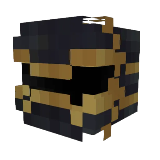 GeoISV Minecraft avatar head, 3D render