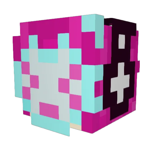 GeoKamau Minecraft avatar head, 3D render
