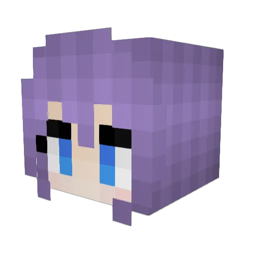 GeoPrinny Minecraft avatar head, 3D render