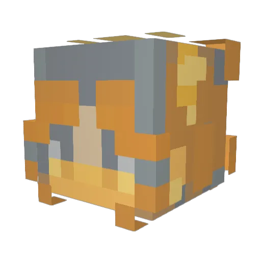 Geo_Parks Minecraft avatar head, 3D render