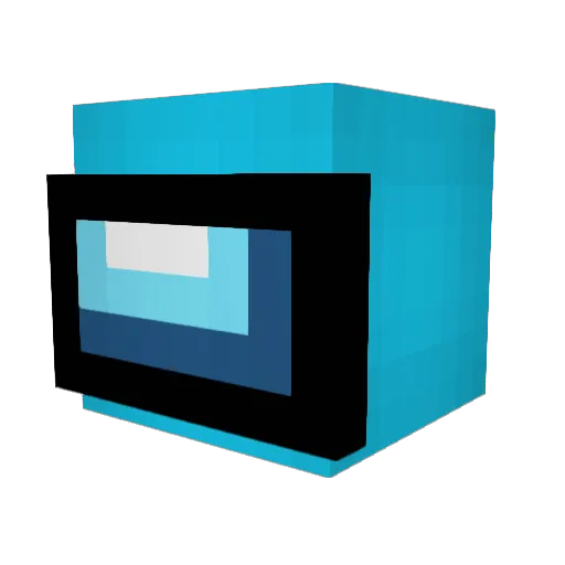 Geo_ho Minecraft avatar head, 3D render