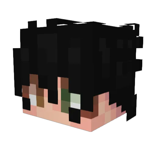 Geodan_4ik Minecraft avatar head, 3D render