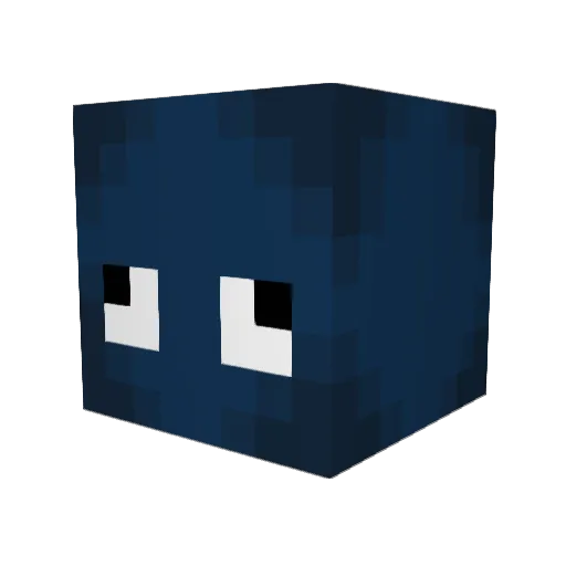 GeongGreg Minecraft avatar head, 3D render
