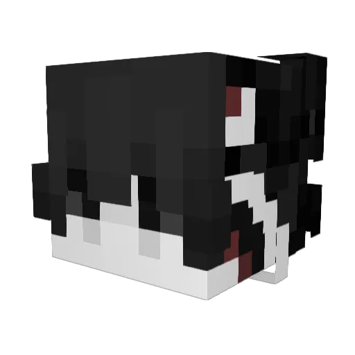 Geopici Minecraft avatar head, 3D render