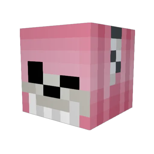 GeopilledSly Minecraft avatar head, 3D render