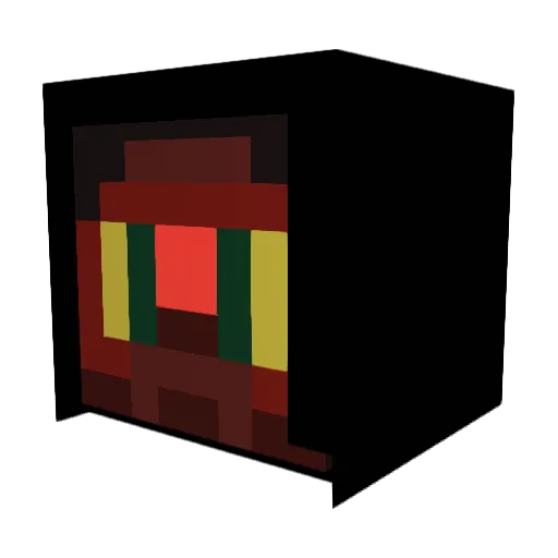 Georady Minecraft avatar head, 3D render