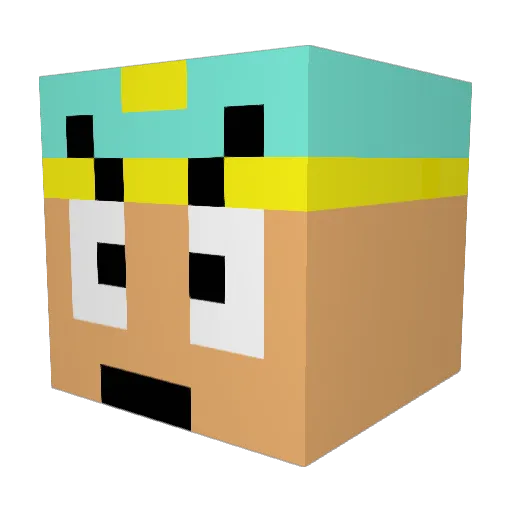 Georg145245 Minecraft avatar head, 3D render