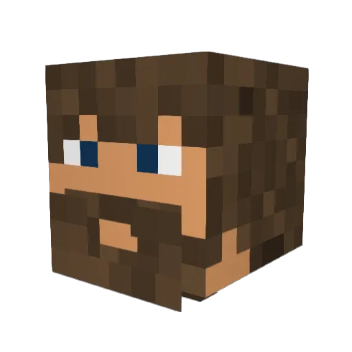Georg682 Minecraft avatar head, 3D render