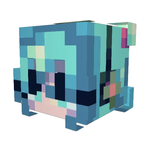 GeorgFloydmcACC Minecraft avatar head, 3D render