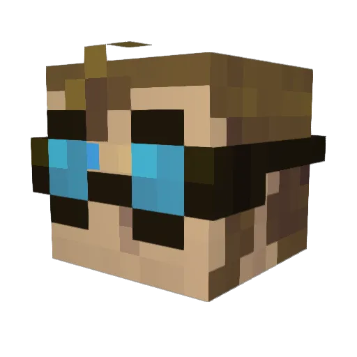 George0598 Minecraft avatar head, 3D render