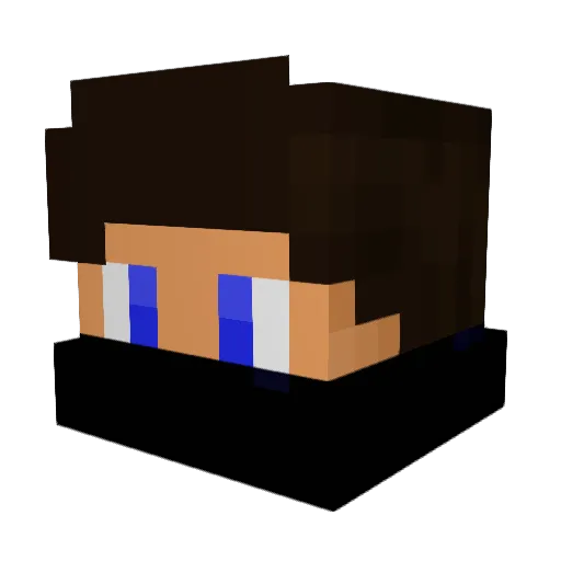 George1214 Minecraft avatar head, 3D render