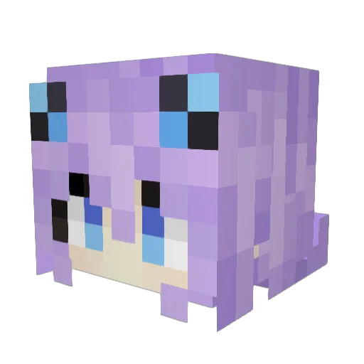 George262 Minecraft avatar head, 3D render