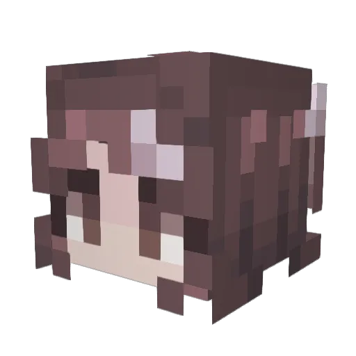 GeorgeBee12 Minecraft avatar head, 3D render