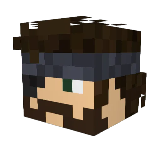 GeorgeLincoln Minecraft avatar head, 3D render
