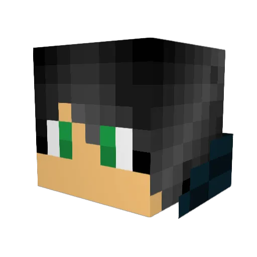 GeorgeLopez_ Minecraft avatar head, 3D render