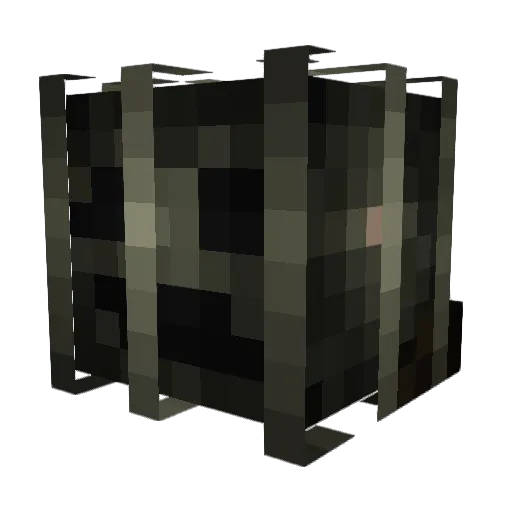 GeorgePushJr Minecraft avatar head, 3D render