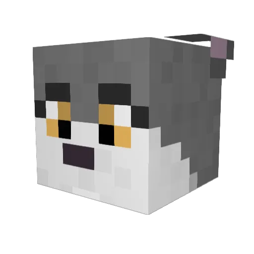 GeorgeTSmith Minecraft avatar head, 3D render