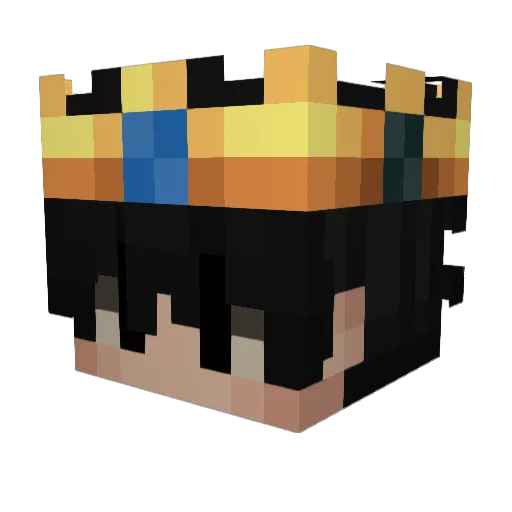 George_Buzzer Minecraft avatar head, 3D render