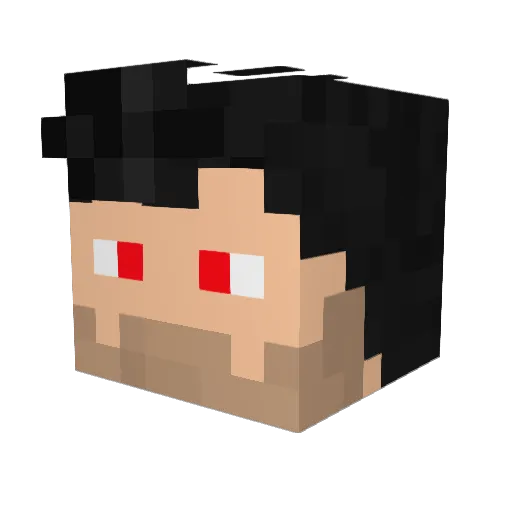 George_Ster Minecraft avatar head, 3D render
