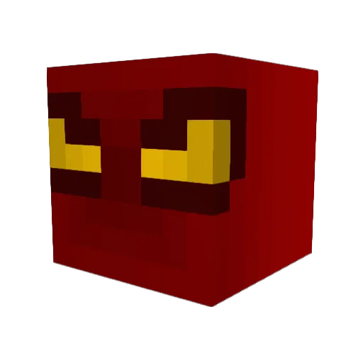 GeorgeeHD Minecraft avatar head, 3D render