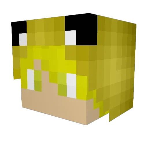 Georgepro_27 Minecraft avatar head, 3D render