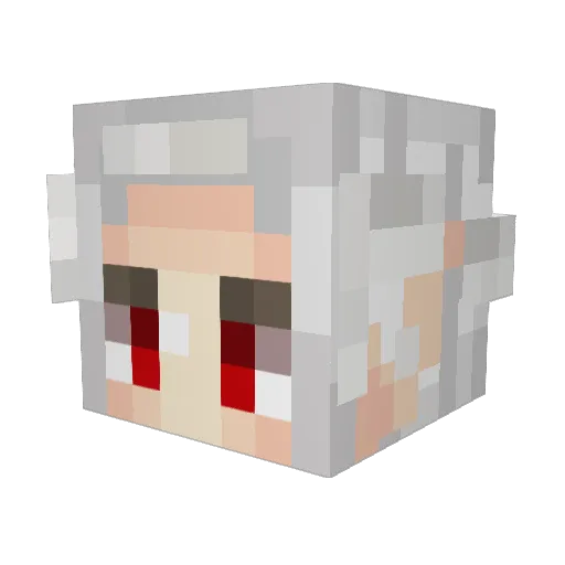 Georgescott Minecraft avatar head, 3D render