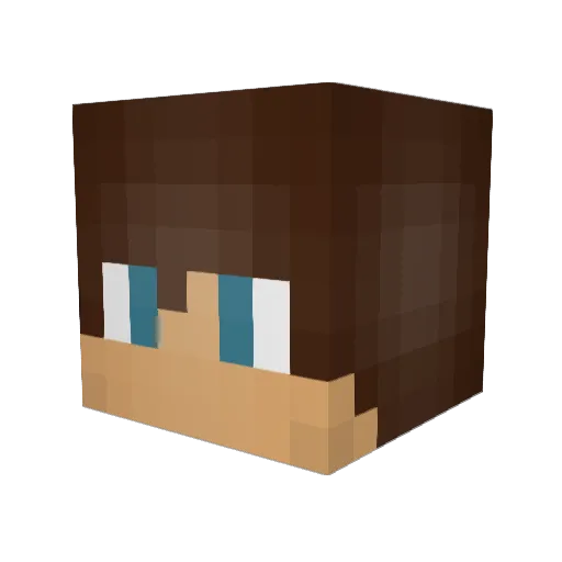 Georgey2001 Minecraft avatar head, 3D render