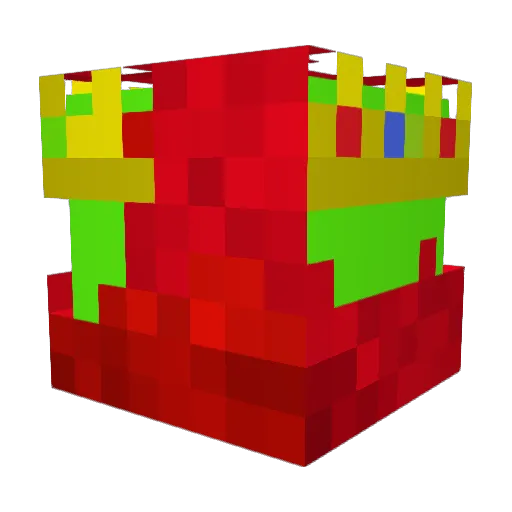 Georgi_BG9003_43 Minecraft avatar head, 3D render