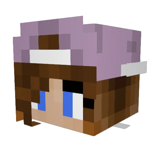 Georgia231090 Minecraft avatar head, 3D render