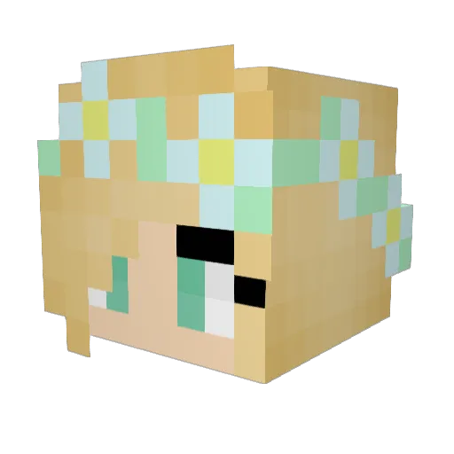 Georgy54 Minecraft avatar head, 3D render
