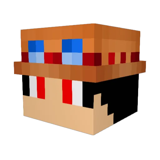 Geovane9890 Minecraft avatar head, 3D render
