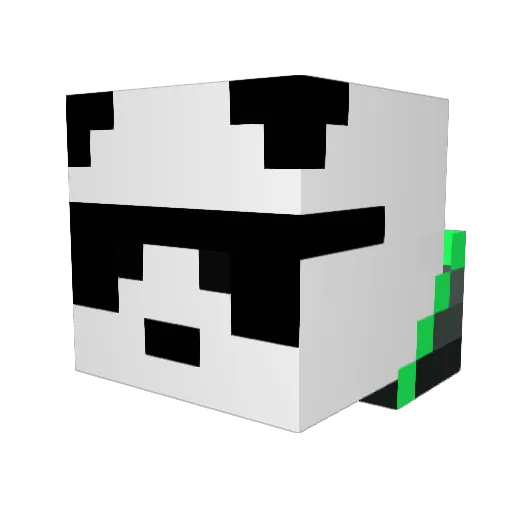 Ger152 Minecraft avatar head, 3D render