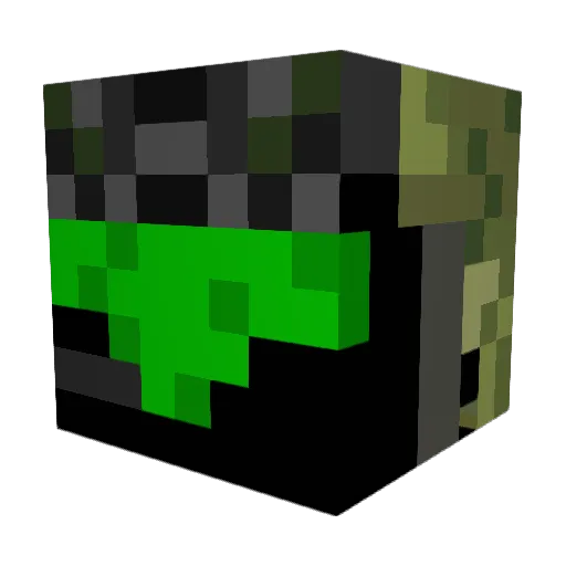 GerHunter Minecraft avatar head, 3D render